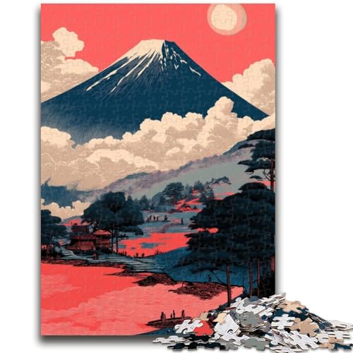Puzzle für Erwachsene und Jugendliche, 1000 Teile, Berg Fuji, dekomprimierendes intellektuelles Lernspielzeug, ganze Familie, 50x75cm Puzzle für Erwachsene und Jugendliche, 1000 Teile, Berg Fuji, dekomprimierendes intellektuelles Lernspielzeug, ganze Familie, 50x75cm von ZKYUBEK