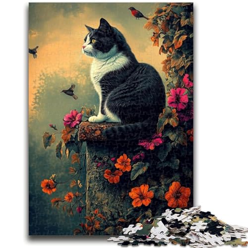 Puzzle für Erwachsene und Jugendliche, 1000 Teile, Blumen und Katzen, Lernspiele, Heimdekoration, geeignet für die Schreibtischdekoration, 50x75cm Puzzle für Erwachsene und Jugendliche, 1000 Teile, Blumen und Katzen, Lernspiele, Heimdekoration, geeignet für die Schreibtischdekoration, 50x75cm von ZKYUBEK