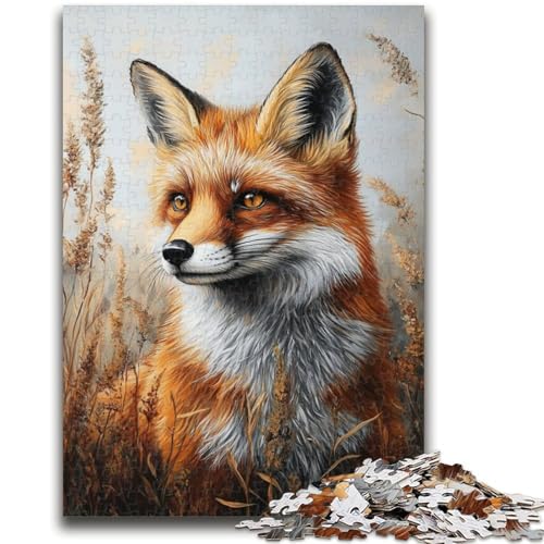 Puzzle für Erwachsene und Jugendliche, 1000 Teile, Fuchskunst, Lernspiele, Heimdekoration, geeignet für die Schreibtischdekoration, 50x75cm Puzzle für Erwachsene und Jugendliche, 1000 Teile, Fuchskunst, Lernspiele, Heimdekoration, geeignet für die Schreibtischdekoration, 50x75cm von ZKYUBEK