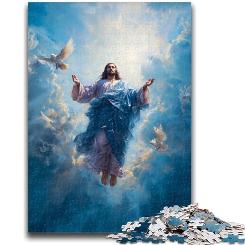 Puzzle für Erwachsene und Jugendliche, 1000 Teile, Jesus-Kunst, Lernspiele, Heimdekoration, geeignet für die Schreibtischdekoration, 26x38cm von ZKYUBEK