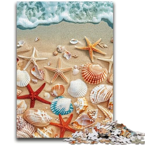 Puzzle für Erwachsene und Jugendliche, 1000 Teile, Strandmuscheln, dekomprimierendes intellektuelles Lernspielzeug, ganze Familie, 26x38cm Puzzle für Erwachsene und Jugendliche, 1000 Teile, Strandmuscheln, dekomprimierendes intellektuelles Lernspielzeug, ganze Familie, 26x38cm von ZKYUBEK