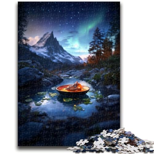 Puzzle für Erwachsene und Jugendliche, 1000 Teile, schöne Berge und Seen, Lernspiele, Heimdekoration, geeignet für die Schreibtischdekoration, 50x75cm Puzzle für Erwachsene und Jugendliche, 1000 Teile, schöne Berge und Seen, Lernspiele, Heimdekoration, geeignet für die Schreibtischdekoration, 50x75cm von ZKYUBEK