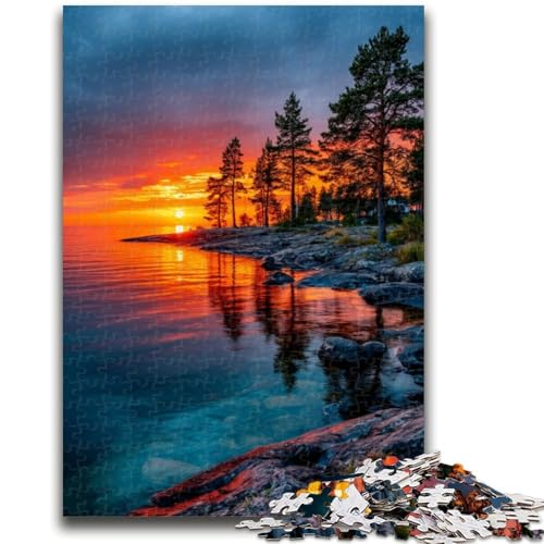 Puzzle für Erwachsene und Jugendliche, 1000 Teile, wunderschöne Berge und Seen, Staycation, Zeit totzuschlagen, mit vollständig ineinandergreifenden, zufällig geformten Teilen, 26x38cm Puzzle für Erwachsene und Jugendliche, 1000 Teile, wunderschöne Berge und Seen, Staycation, Zeit totzuschlagen, mit vollständig ineinandergreifenden, zufällig geformten Teilen, 26x38cm von ZKYUBEK