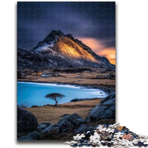Puzzle für Erwachsene und Jugendliche, 1000 Teile, wunderschöne Berge und Seen, anspruchsvolles Spiel und Familienspiel mit vollständig ineinandergreifenden, zufällig geformten Teilen, 26x38cm Puzzle für Erwachsene und Jugendliche, 1000 Teile, wunderschöne Berge und Seen, anspruchsvolles Spiel und Familienspiel mit vollständig ineinandergreifenden, zufällig geformten Teilen, 26x38cm von ZKYUBEK