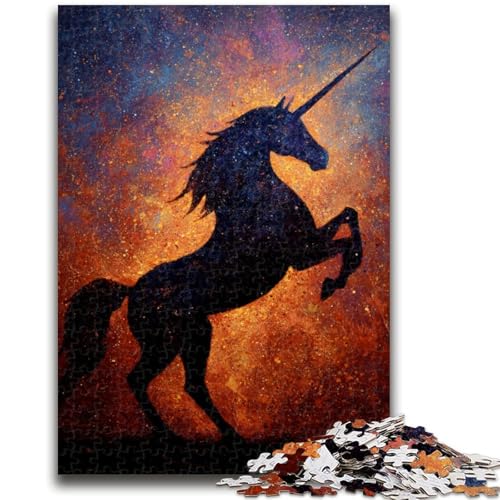 Puzzle für Erwachsene und Jugendliche, Puzzle „Geheimnisvolles Einhorn“, für Kinder ab 14 Jahren, Lernspiel, Herausforderung, Spielzeug, Geschenk zum Geburtstag, 50x75cm Puzzle für Erwachsene und Jugendliche, Puzzle „Geheimnisvolles Einhorn“, für Kinder ab 14 Jahren, Lernspiel, Herausforderung, Spielzeug, Geschenk zum Geburtstag, 50x75cm von ZKYUBEK