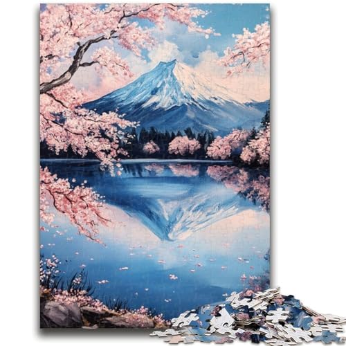 Puzzle für Jugendliche, 1000 Mount Fuji, Japan, Lernspiele, Heimdekoration, geeignet für die Schreibtischdekoration, 50x75cm Puzzle für Jugendliche, 1000 Mount Fuji, Japan, Lernspiele, Heimdekoration, geeignet für die Schreibtischdekoration, 50x75cm von ZKYUBEK