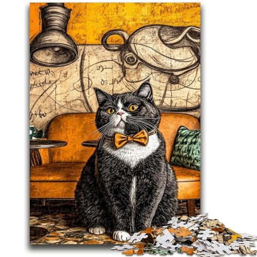 Puzzle für Jugendliche, 1000 Teile, Bauernhofkatze, Spielzeug, Lernspiele, Stressabbau, tolle Geschenke und Spielzeuge, 26x38cm Puzzle für Jugendliche, 1000 Teile, Bauernhofkatze, Spielzeug, Lernspiele, Stressabbau, tolle Geschenke und Spielzeuge, 26x38cm von ZKYUBEK