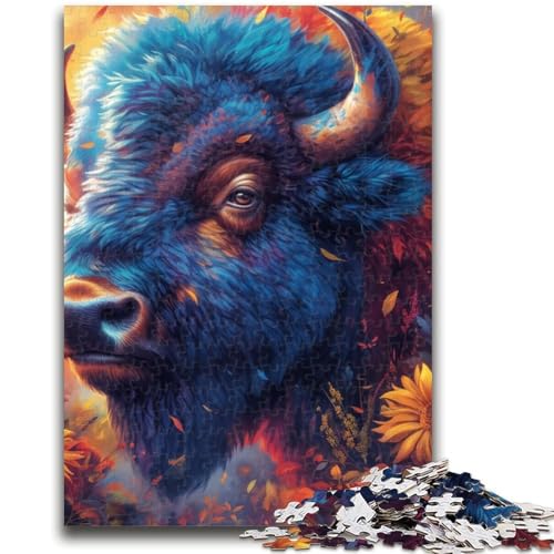 Puzzle für Jugendliche, 1000 Teile, Blumen und Bisons, Spielzeug, Lernspiele, Stressabbau, tolle Geschenke und Spielzeuge, 26x38cm Puzzle für Jugendliche, 1000 Teile, Blumen und Bisons, Spielzeug, Lernspiele, Stressabbau, tolle Geschenke und Spielzeuge, 26x38cm von ZKYUBEK