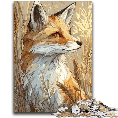 Puzzle für Jugendliche, 1000 Teile, Fuchs, für und ab 14 Jahren, pädagogisches Lernspielzeug, Familienspiele, Geburtstagsgeschenk, 26x38cm Puzzle für Jugendliche, 1000 Teile, Fuchs, für und ab 14 Jahren, pädagogisches Lernspielzeug, Familienspiele, Geburtstagsgeschenk, 26x38cm von ZKYUBEK