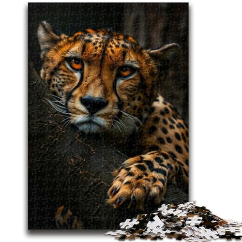 Puzzle für Jugendliche, 1000 Teile, Gepard, für und ab 14 Jahren, pädagogisches Lernspielzeug, Familienspiele, Geburtstagsgeschenk, 50x75cm von ZKYUBEK