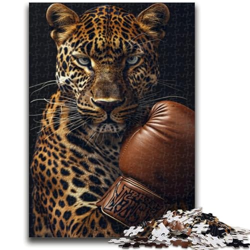 Puzzle für Jugendliche, 1000 Teile, Leopardenboxer, für und ab 14 Jahren, pädagogisches Lernspielzeug, Familienspiele, Geburtstagsgeschenk, 26x38cm Puzzle für Jugendliche, 1000 Teile, Leopardenboxer, für und ab 14 Jahren, pädagogisches Lernspielzeug, Familienspiele, Geburtstagsgeschenk, 26x38cm von ZKYUBEK