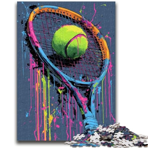 Puzzle für Jugendliche, 1000 Teile, Tennis-Ölgemälde, Spielzeug, Lernspiele, Stressabbau, tolle Geschenke und Spielzeuge, 50x75cm Puzzle für Jugendliche, 1000 Teile, Tennis-Ölgemälde, Spielzeug, Lernspiele, Stressabbau, tolle Geschenke und Spielzeuge, 50x75cm von ZKYUBEK