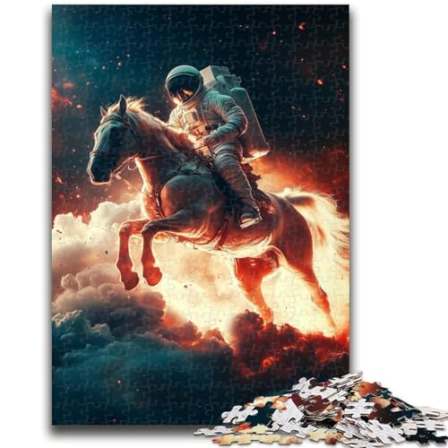 Puzzle für Jugendliche 1000 Teile Astronaut reitet auf einem Pferd Lernspiele Lernspiel für Geburtstag, Weihnachten für und ab 14 Jahren 26X38CM Puzzle für Jugendliche 1000 Teile Astronaut reitet auf einem Pferd Lernspiele Lernspiel für Geburtstag, Weihnachten für und ab 14 Jahren 26X38CM von ZKYUBEK