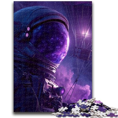 Puzzle für Jugendliche 1000 Teile Astronauten im Weltraum Lernspiele Lernspiel für Geburtstag, Weihnachten für und ab 14 Jahren 50X75CM von ZKYUBEK