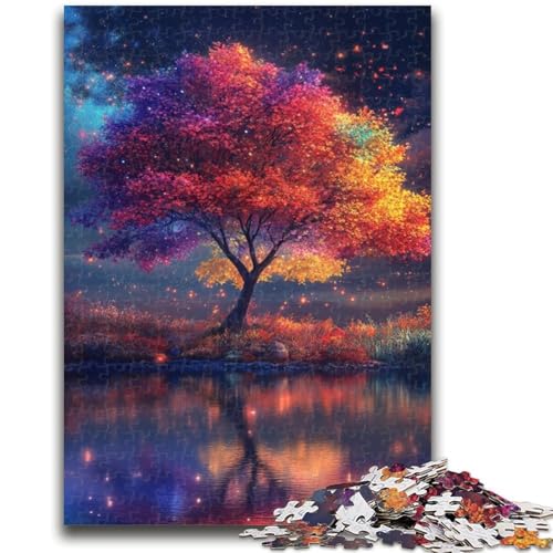 Puzzle für Jugendliche 1000 Teile Baum des Lebens Lernspiele Lernspiel für Geburtstag, Weihnachten für und Alter 14 50X75CM von ZKYUBEK