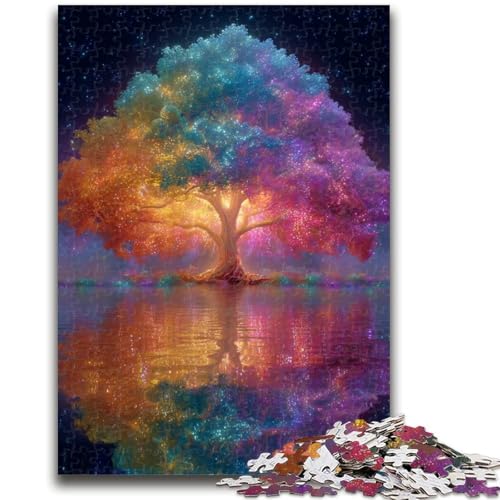 Puzzle für Jugendliche 1000 Teile Baum des Lebens Lernspiele Lernspiel für Geburtstag, Weihnachten für und ab 14 Jahren 50X75CM von ZKYUBEK