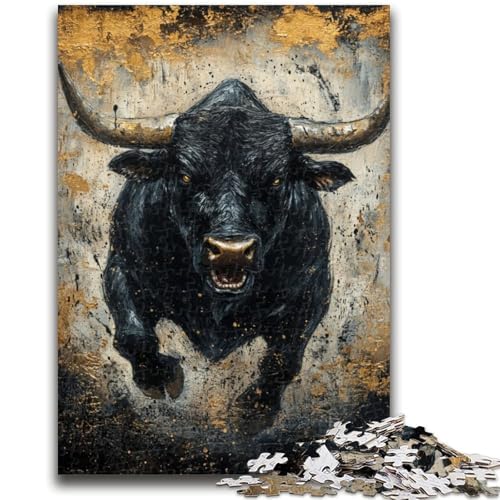 Puzzle für Jugendliche 1000 Teile Black Gold Bull Lernspiele Lernspiel für Geburtstag, Weihnachten für und ab 14 Jahren 26X38CM Puzzle für Jugendliche 1000 Teile Black Gold Bull Lernspiele Lernspiel für Geburtstag, Weihnachten für und ab 14 Jahren 26X38CM von ZKYUBEK