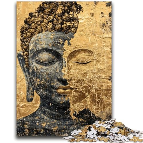 Puzzle für Jugendliche 1000 Teile Buddha-Kunst Lernspiele Lernspiel für Geburtstag, Weihnachten für und ab 14 Jahren 50X75CM von ZKYUBEK