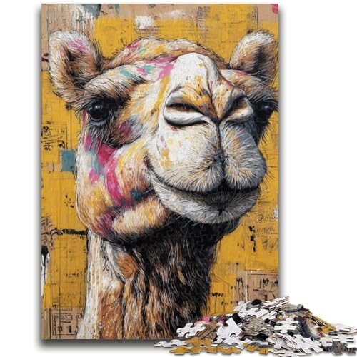 Puzzle für Jugendliche 1000 Teile Camel Art Lernspiele Lernspiel für Geburtstag, Weihnachten für und Alter 14 26X38CM von ZKYUBEK