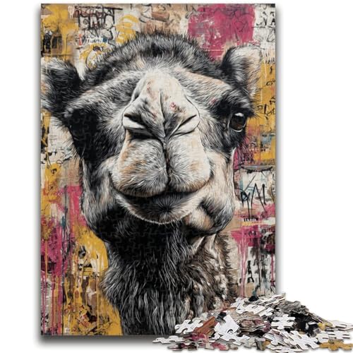 Puzzle für Jugendliche 1000 Teile Camel Art Lernspiele Lernspiel für Geburtstag, Weihnachten für und Alter 14 26X38CM von ZKYUBEK