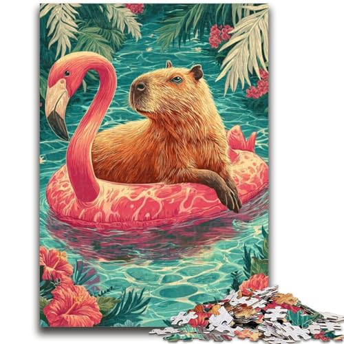 Puzzle für Jugendliche 1000 Teile Capibara im Urlaub Lernspiele Lernspiel für Geburtstag, Weihnachten für und ab 14 Jahren 26X38CM Puzzle für Jugendliche 1000 Teile Capibara im Urlaub Lernspiele Lernspiel für Geburtstag, Weihnachten für und ab 14 Jahren 26X38CM von ZKYUBEK