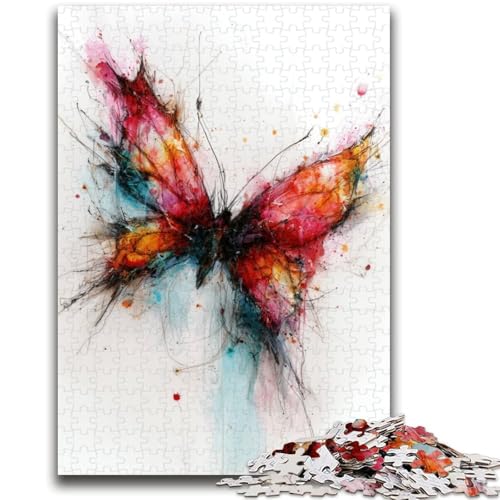 Puzzle für Jugendliche 1000 Teile Fantasy Butterfly Lernspiele Lernspiel für Geburtstag, Weihnachten für und ab 14 Jahren 50X75CM von ZKYUBEK