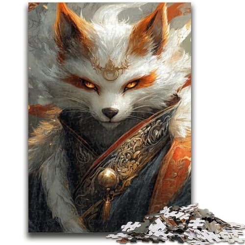 Puzzle für Jugendliche 1000 Teile Fuchsgott Lernspiele Lernspiel für Geburtstag, Weihnachten für und ab 14 Jahren 50X75CM von ZKYUBEK