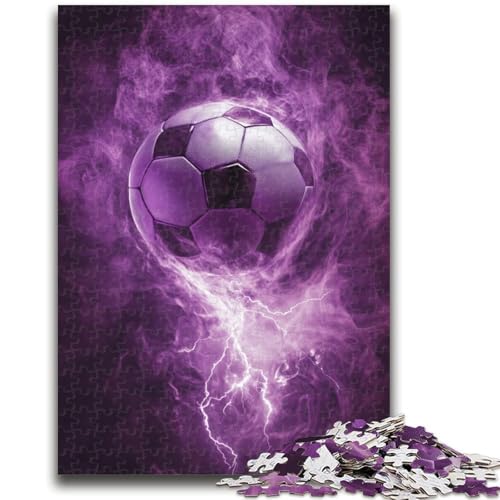 Puzzle für Jugendliche 1000 Teile Fußball Sport Lernspiele Lernspiel für Geburtstag, Weihnachten für und Alter 14 50X75CM von ZKYUBEK