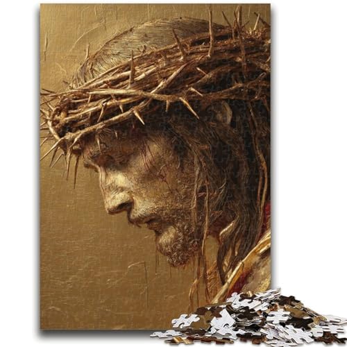 Puzzle für Jugendliche 1000 Teile Jesus Art Lernspiele Lernspiel für Geburtstag, Weihnachten für und Alter 14 26X38CM von ZKYUBEK