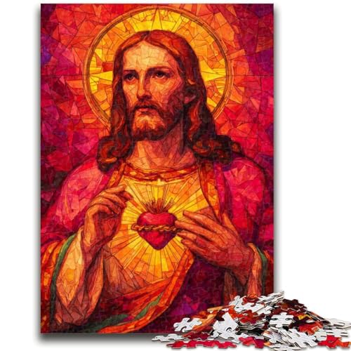 Puzzle für Jugendliche 1000 Teile Jesus Art Lernspiele Lernspiel für Geburtstag, Weihnachten für und Alter 14 50X75CM von ZKYUBEK