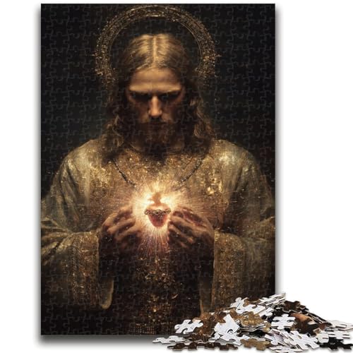 Puzzle für Jugendliche 1000 Teile Jesus Art Lernspiele Lernspiel für Geburtstag, Weihnachten für und ab 14 Jahren 50X75CM von ZKYUBEK