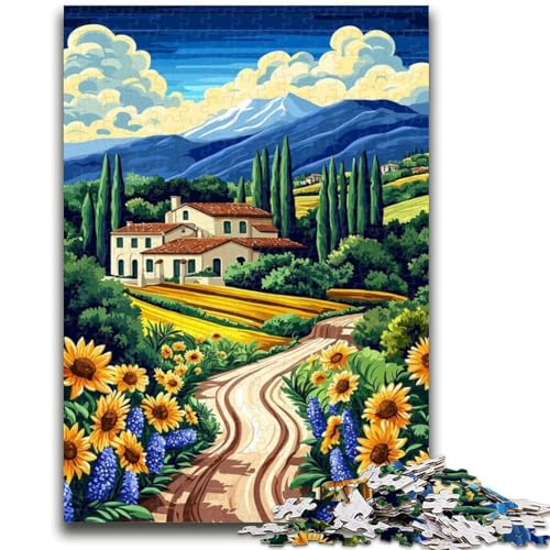 Puzzle für Jugendliche 1000 Teile Landschaftskunst Lernspiele Lernspiel für Geburtstag, Weihnachten für und Alter 14 26X38CM von ZKYUBEK