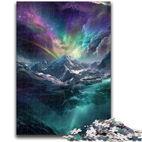 Puzzle für Jugendliche 1000 Teile Nordlichter Lernspiele Lernspiel für Geburtstag, Weihnachten für und ab 14 Jahren 50X75CM von ZKYUBEK