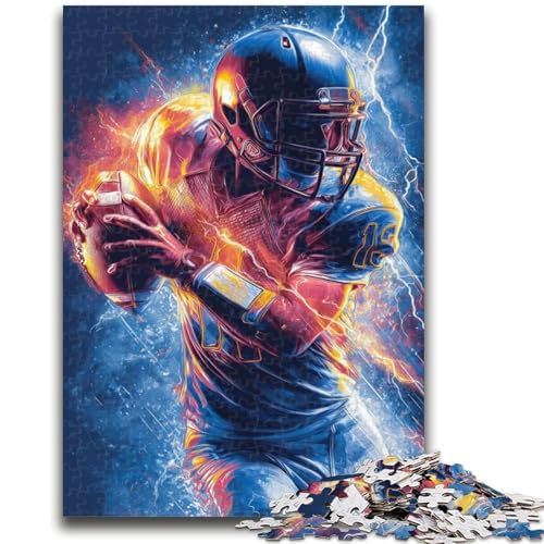 Puzzle für Jugendliche 1000 Teile Rugby-Spieler Lernspiele Lernspiel für Geburtstag, Weihnachten für und Alter 14 26X38CM von ZKYUBEK