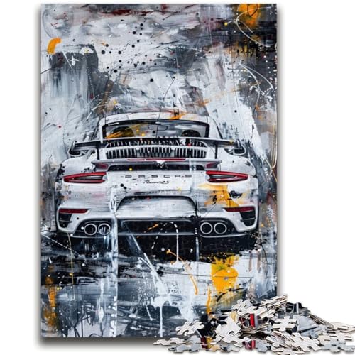 Puzzle für Jugendliche 1000 Teile Sportwagen-Graffiti Lernspiele Lernspiel für Geburtstag, Weihnachten für und ab 14 Jahren 50X75CM von ZKYUBEK