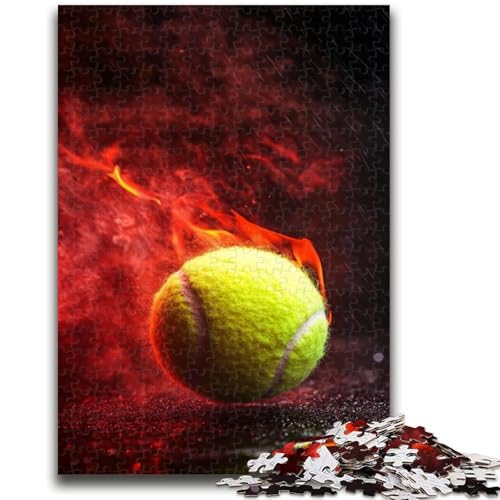Puzzle für Jugendliche 1000 Teile Tennis Sport Lernspiele Lernspiel für Geburtstag, Weihnachten für und Alter 14 26X38CM von ZKYUBEK