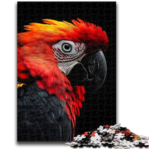 Puzzle für Jugendliche 1000 Teile Tierpapagei Lernspiele Lernspiel für Geburtstag, Weihnachten für und Alter 14 50X75CM von ZKYUBEK