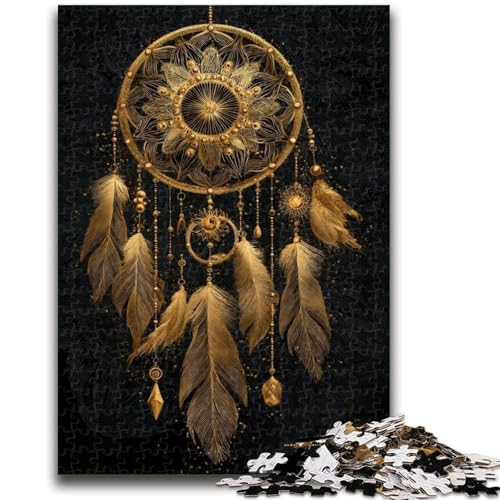 Puzzle für Jugendliche 1000 Teile Traumfänger Ölgemälde Lernspiele Lernspiel für Geburtstag, Weihnachten für und Alter 14 26X38CM von ZKYUBEK