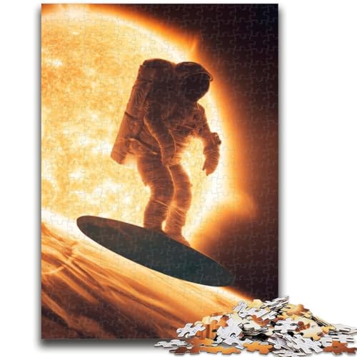 Puzzle für Teenager, 1000 Puzzles, Astronauten-Surfen, Dekomprimierendes intellektuelles Lernspielzeug, Geburtstagsgeschenk, 50x75cm Puzzle für Teenager, 1000 Puzzles, Astronauten-Surfen, Dekomprimierendes intellektuelles Lernspielzeug, Geburtstagsgeschenk, 50x75cm von ZKYUBEK