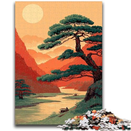 Puzzle für Teenager, 1000 Puzzles, Berge bei Sonnenuntergang, Lernspiele, Heimdekoration, ganze Familie, 26x38cm Puzzle für Teenager, 1000 Puzzles, Berge bei Sonnenuntergang, Lernspiele, Heimdekoration, ganze Familie, 26x38cm von ZKYUBEK