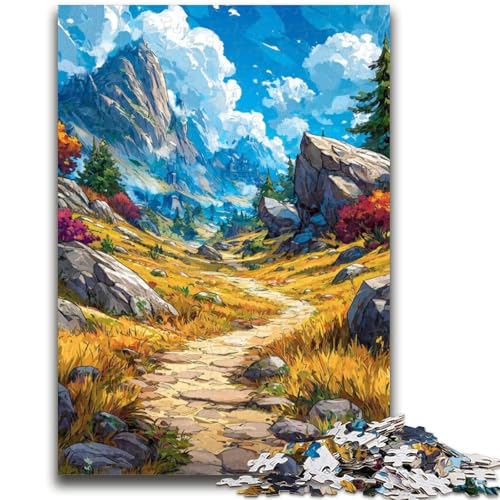 Puzzle für Teenager, 1000 Puzzles, Berge im Herbst, anspruchsvolles Spiel, Geschenke ganze Familie, 26x38cm Puzzle für Teenager, 1000 Puzzles, Berge im Herbst, anspruchsvolles Spiel, Geschenke ganze Familie, 26x38cm von ZKYUBEK