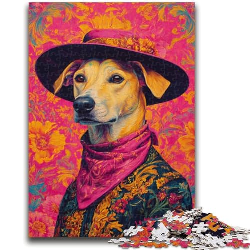 Puzzle für Teenager, 1000 Puzzles, Hund, Cowgirl, Kunst, anspruchsvolles Spiel, Geschenke ganze Familie, 26x38cm Puzzle für Teenager, 1000 Puzzles, Hund, Cowgirl, Kunst, anspruchsvolles Spiel, Geschenke ganze Familie, 26x38cm von ZKYUBEK