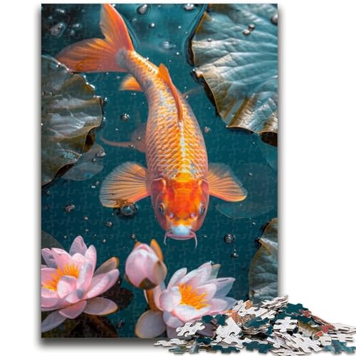 Puzzle für Teenager, 1000 Puzzles, Koi, anspruchsvolles Spiel, Geschenke ganze Familie, 26x38cm Puzzle für Teenager, 1000 Puzzles, Koi, anspruchsvolles Spiel, Geschenke ganze Familie, 26x38cm von ZKYUBEK