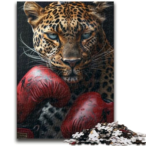 Puzzle für Teenager, 1000 Puzzles, Leoparden-Boxer, Lernspiele, Heimdekoration, ganze Familie, 50x75cm Puzzle für Teenager, 1000 Puzzles, Leoparden-Boxer, Lernspiele, Heimdekoration, ganze Familie, 50x75cm von ZKYUBEK