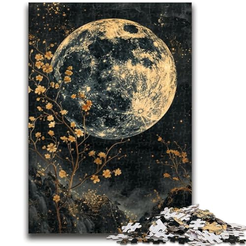 Puzzle für Teenager, 1000 Puzzles, Mondkunst, anspruchsvolles Spiel, Geschenke ganze Familie, 26x38cm Puzzle für Teenager, 1000 Puzzles, Mondkunst, anspruchsvolles Spiel, Geschenke ganze Familie, 26x38cm von ZKYUBEK