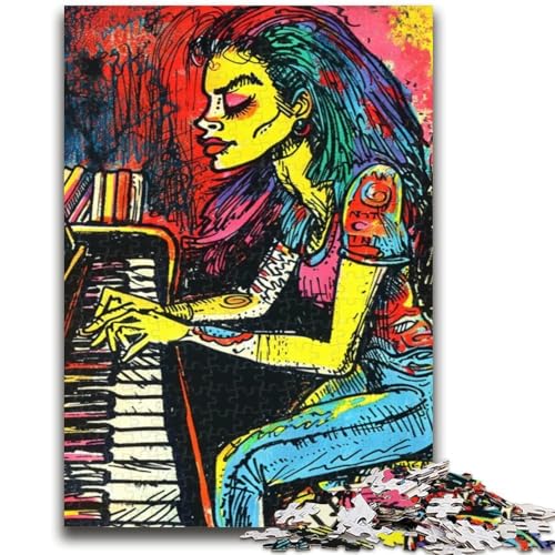 Puzzle für Teenager, 1000 Puzzles, Pianist, anspruchsvolles Spiel, Geschenke ganze Familie, 50x75cm Puzzle für Teenager, 1000 Puzzles, Pianist, anspruchsvolles Spiel, Geschenke ganze Familie, 50x75cm von ZKYUBEK