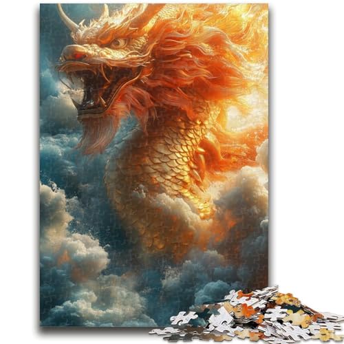 Puzzle für Teenager, 1000 Puzzles, chinesischer Drache, Lernspiele, Heimdekoration, ganze Familie, 26x38cm Puzzle für Teenager, 1000 Puzzles, chinesischer Drache, Lernspiele, Heimdekoration, ganze Familie, 26x38cm von ZKYUBEK