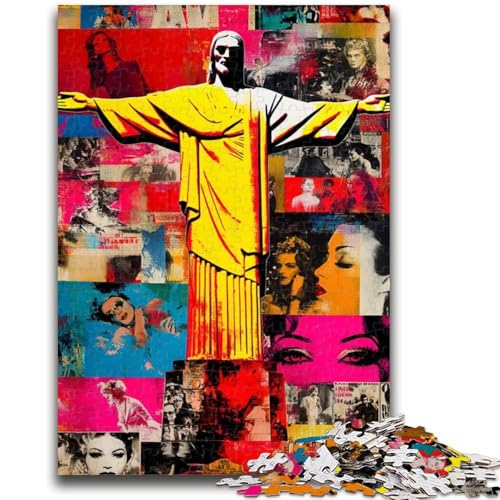 Puzzle für Teenager, 1000 Puzzles, christliche Kunst, anspruchsvolles Spiel, Geschenke ganze Familie, 50x75cm Puzzle für Teenager, 1000 Puzzles, christliche Kunst, anspruchsvolles Spiel, Geschenke ganze Familie, 50x75cm von ZKYUBEK