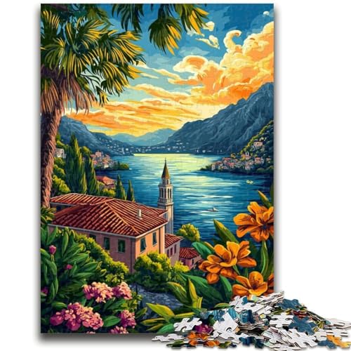 Puzzle für Teenager, 1000 Puzzles, italienisches Stadtbild, anspruchsvolles Spiel, Geschenke ganze Familie, 26x38cm von ZKYUBEK