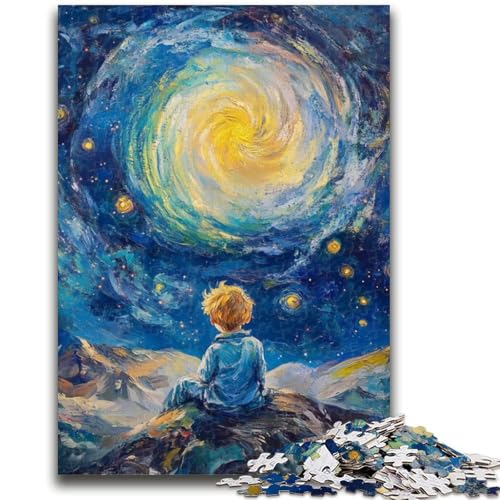 Puzzle für Teenager, 1000 Teile, „Der kleine Prinz des Nachthimmels“, Analyse und Logik mit vollständig ineinandergreifenden, zufällig geformten Teilen, für Kinder ab 14 Jahren, 26x38cm Puzzle für Teenager, 1000 Teile, „Der kleine Prinz des Nachthimmels“, Analyse und Logik mit vollständig ineinandergreifenden, zufällig geformten Teilen, für Kinder ab 14 Jahren, 26x38cm von ZKYUBEK